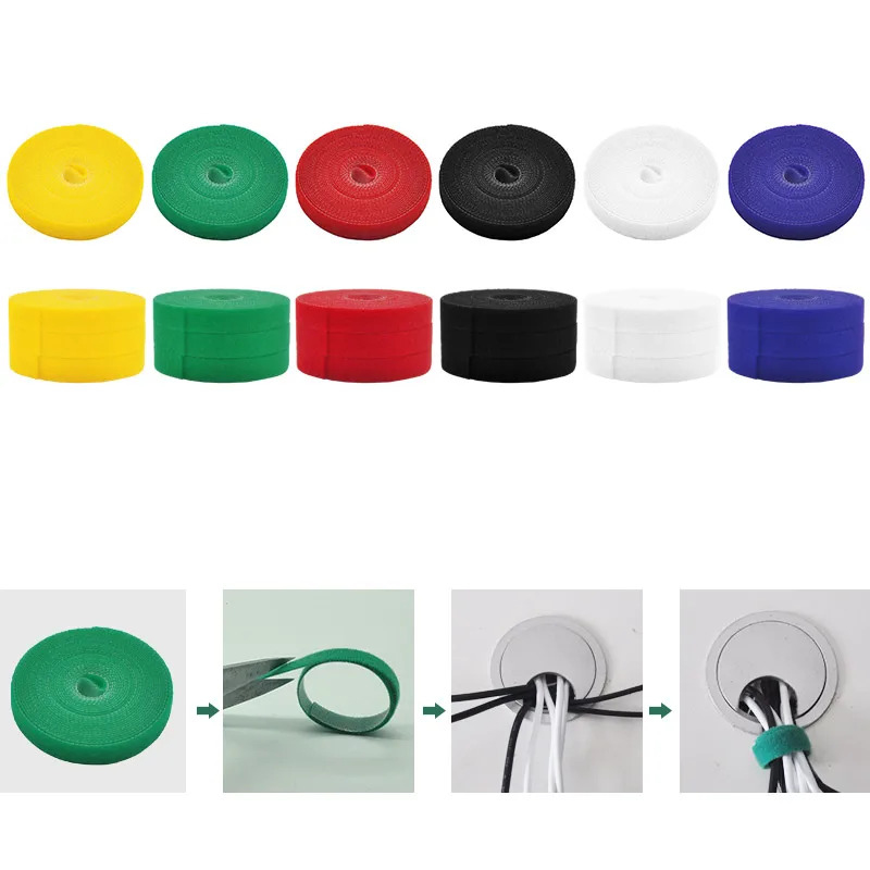 Cable Velcro Strap - 1/2/3 Pezzi Organizzatore di Cavi Riutilizzabile