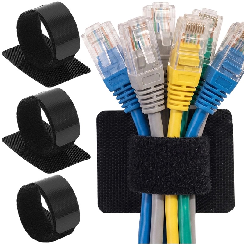 Cable Velcro Strap - Set di Gestione Cavi Autoadesivi, Fascette