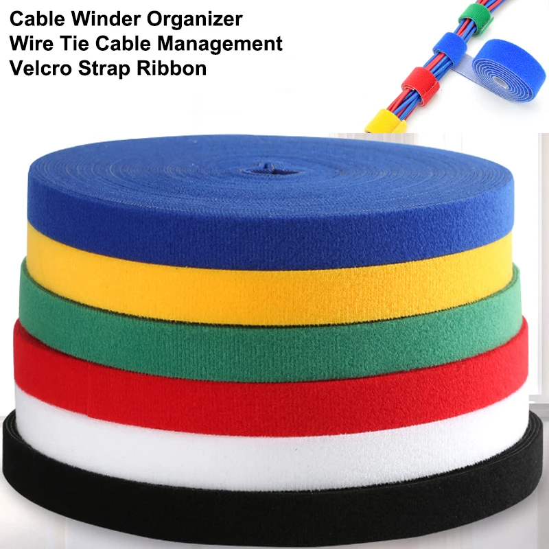 Cable Velcro Strap - 5M FAI DA TE Riutilizzabili Fascette