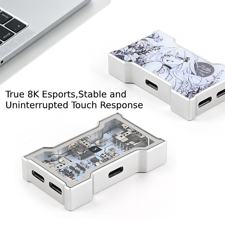 Hub USB RGB 2 Ingressi 3 Uscit - Desk Setup Hub recensione e prezzo