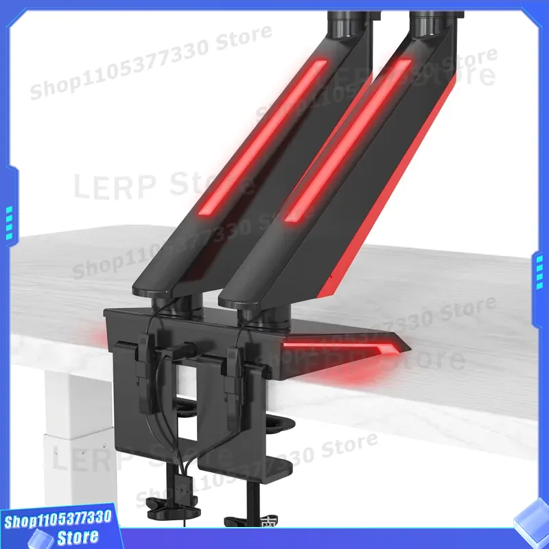 Supporto da Scrivania in Allum - Desk Setup Dual Monitor recensione e prezzo