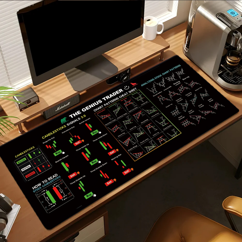EXCO Stock Market Trader Tappe - Desk Setup Rug recensione e prezzo