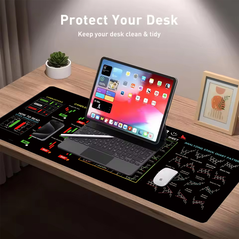 EXCO Stock Market Trader Tappe - Desk Setup Rug recensione e prezzo
