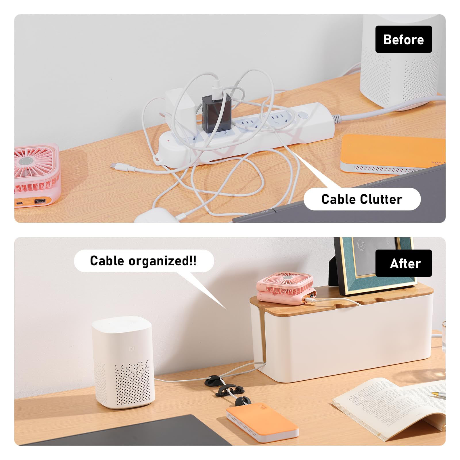 Grande scatola per la gestione - Desk Setup Hub recensione e prezzo