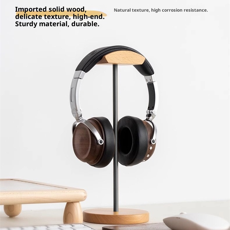 Supporto per Cuffie in Legno d - Desk Setup Desk recensione e prezzo