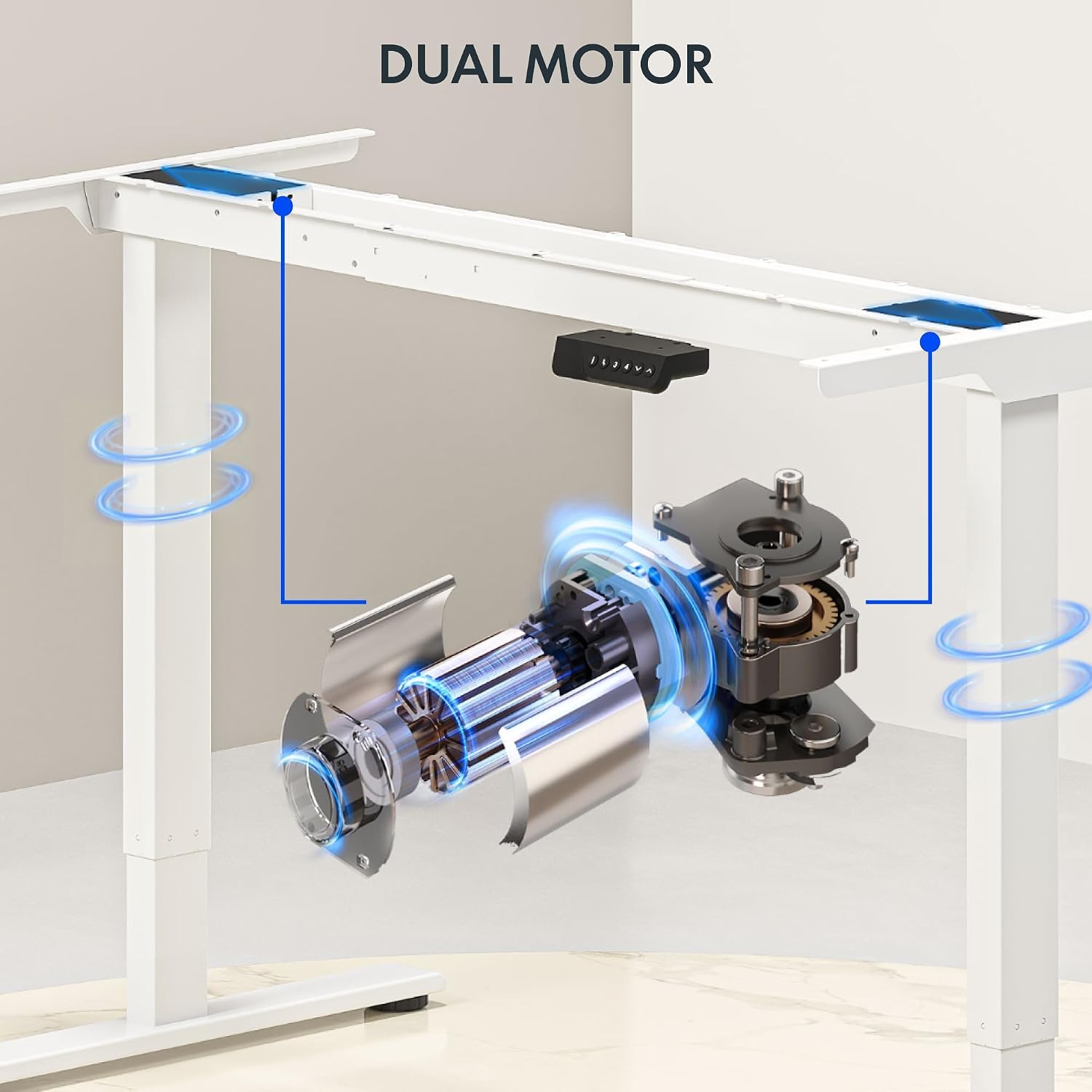 Grande Scrivania Elettrica Reg - Desk Setup Dual Monitor recensione e prezzo