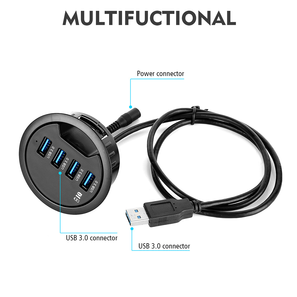 Hub da tavolo USB HUB USB 3.0  - Desk Setup Hub recensione e prezzo