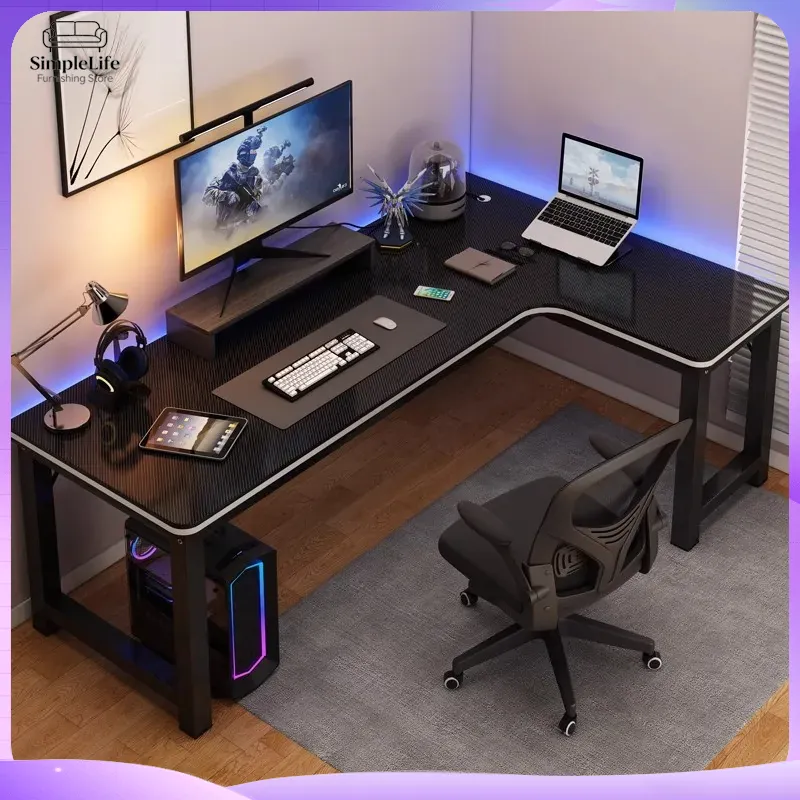 Scrivania da Gaming ad Angolo, - Desk Setup Dual Monitor recensione e prezzo