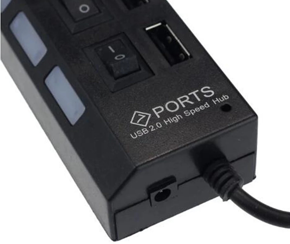 Hub USB 2.0 a 7 porte per PC,  - Desk Setup Hub recensione e prezzo