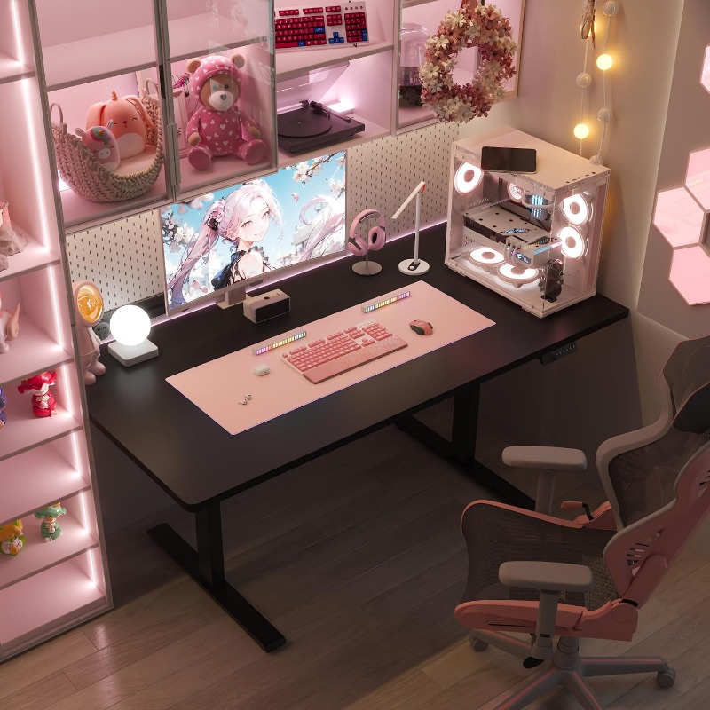 Scrivania Elettrica Regolabile - Desk Setup Dual Monitor recensione e prezzo