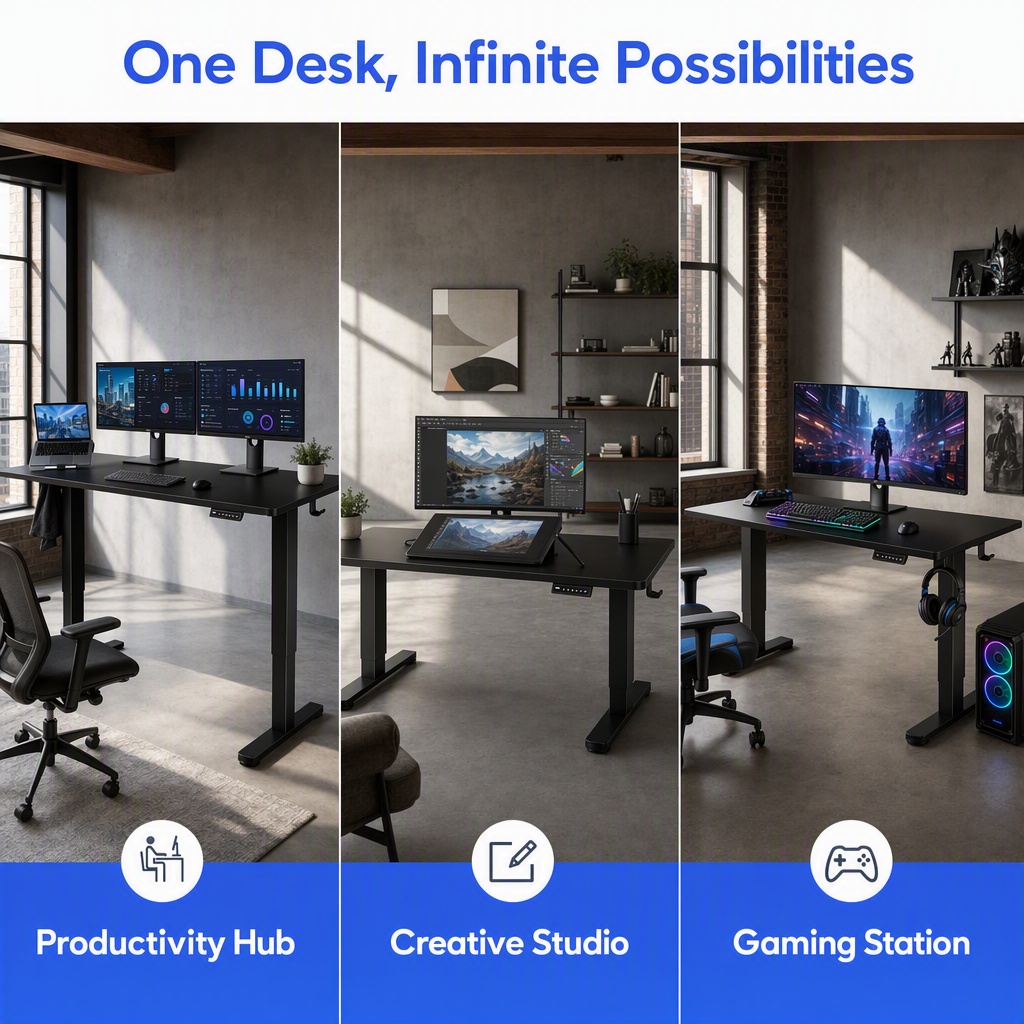 Scrivania Elettrica Regolabile - Desk Setup Height recensione e prezzo