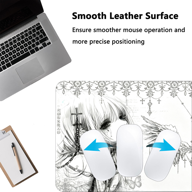 Tappetino per mouse in pelle,  - Desk Setup Rug recensione e prezzo
